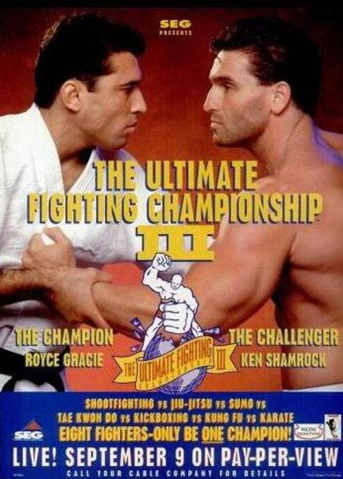 UFC 3: The American Dream 1994 official movie poster