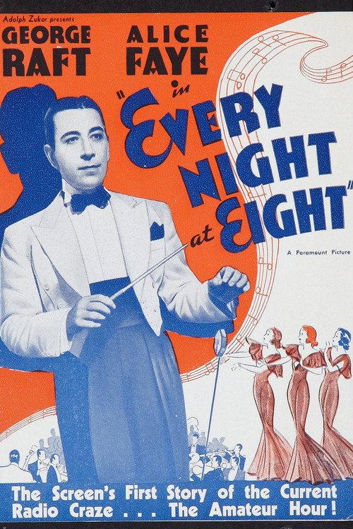 Every Night at Eight 1935 official movie poster
