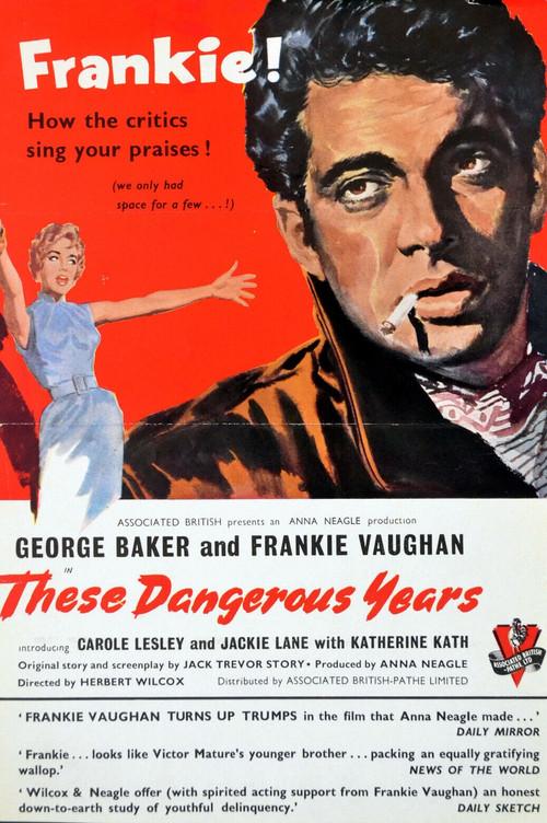 These Dangerous Years 1957 official movie poster