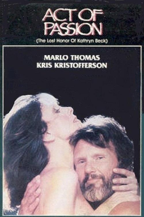 The Lost Honor of Kathryn Beck 1984 official movie poster