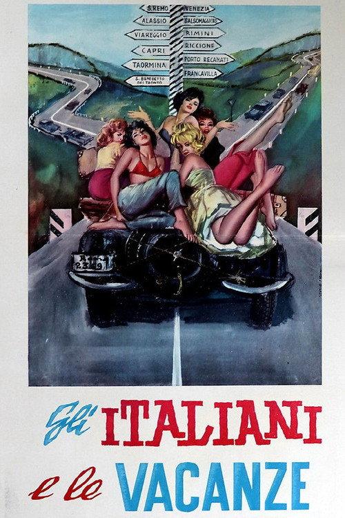Gli italiani e le vacanze 1962 official movie poster