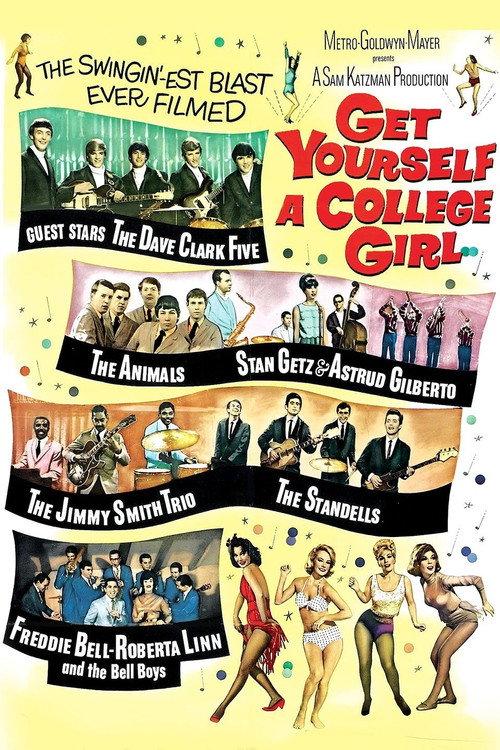 Get Yourself a College Girl 1964 official movie poster