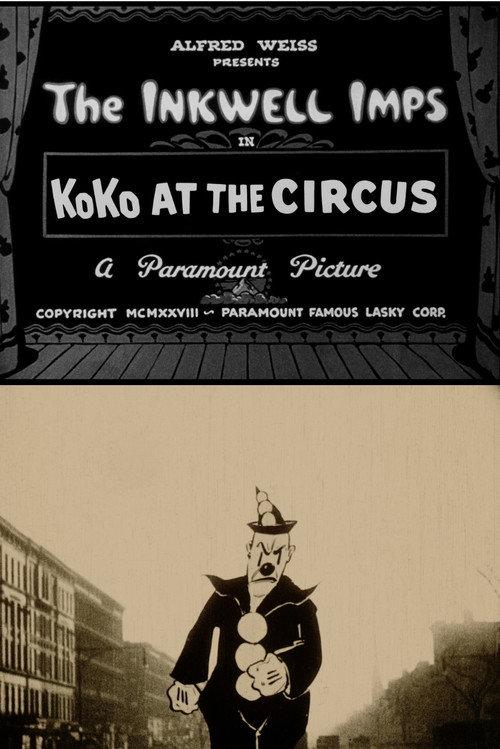 Ko-Ko at the Circus 1926 official movie poster