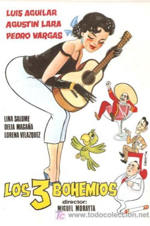 Los tres bohemios 1957 official movie poster