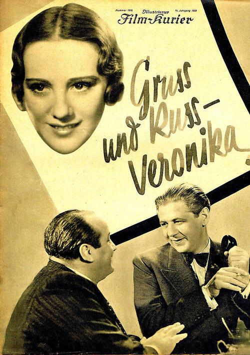 Greetings and Kisses, Veronika 1933 official movie poster