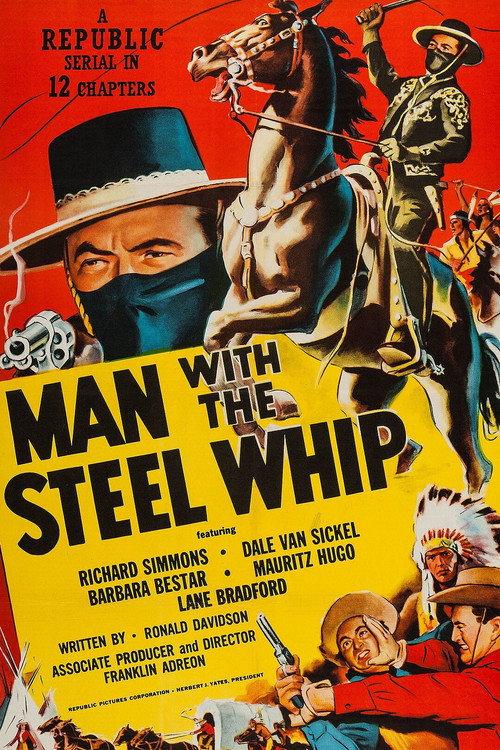 Man with the Steel Whip 1954 official movie poster