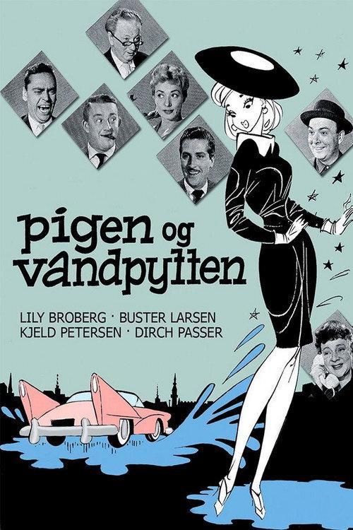 Pigen og vandpytten 1958 official movie poster