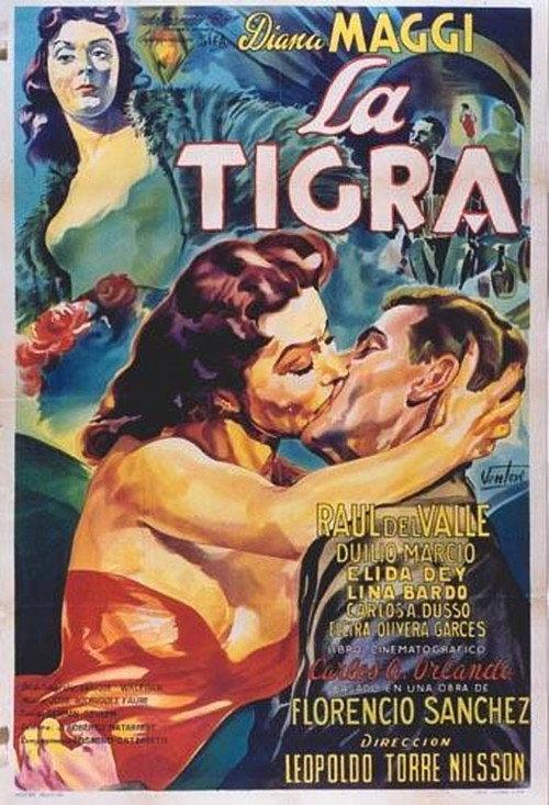 La Tigra 1954 official movie poster