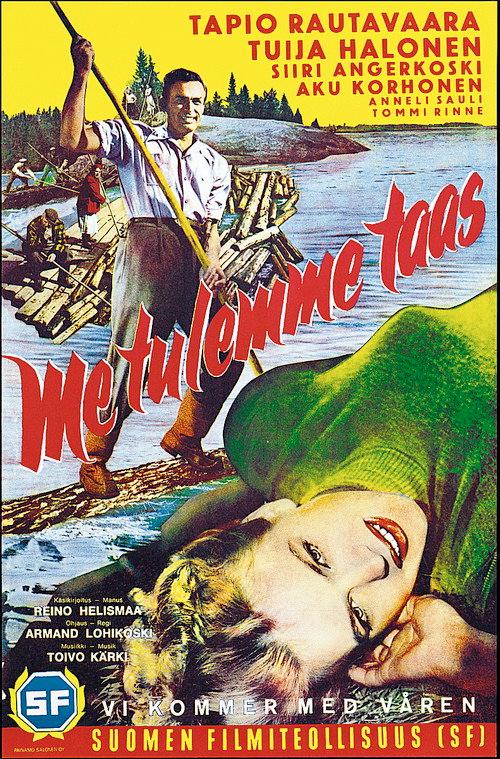 Me tulemme taas 1953 official movie poster