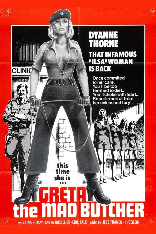 Greta, the Mad Butcher 1977 official movie poster