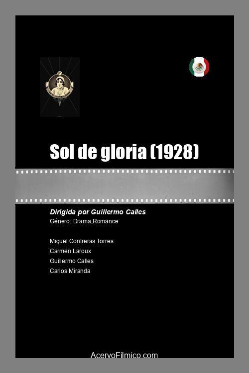 Sol de gloria 1928 official movie poster