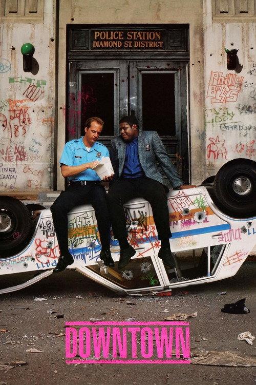 Downtown 1990 official movie poster