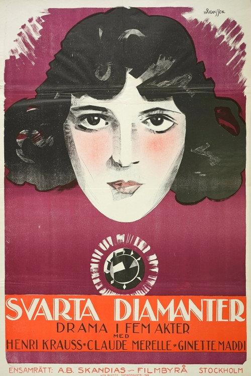 The Black Diamond 1922 official movie poster