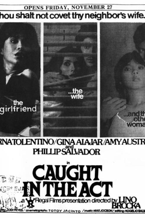 Caught in the Act 1981 official movie poster