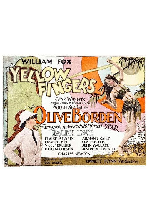 Yellow Fingers 1926 official movie poster
