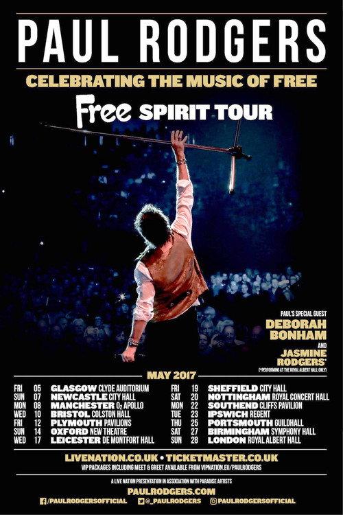 Paul Rodgers - Free Spirit 2018 official movie poster