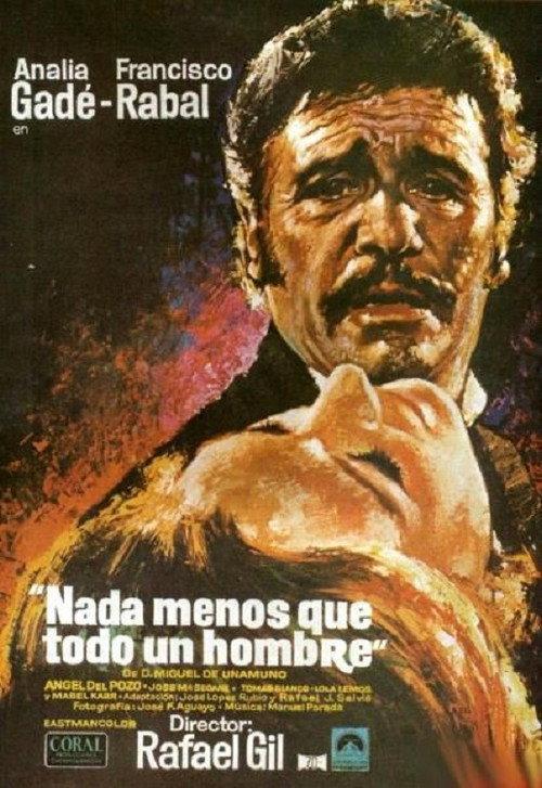 Nada menos que todo un hombre 1972 official movie poster