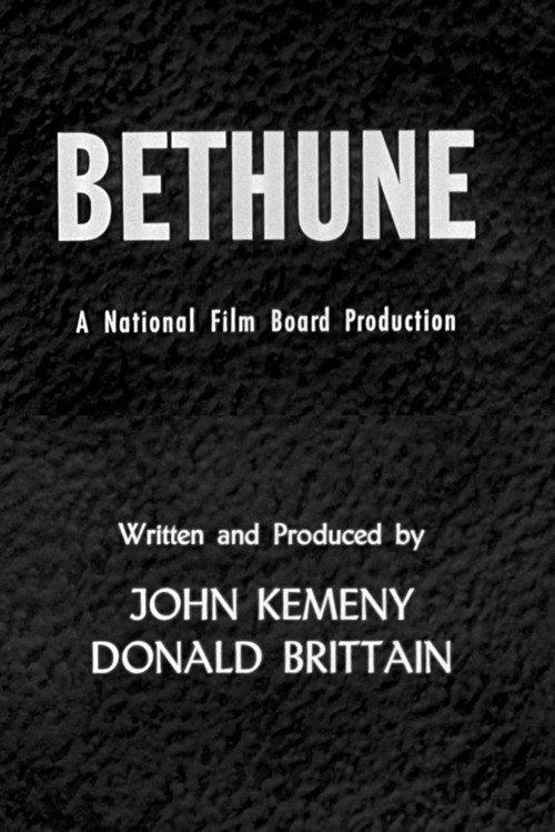 Bethune 1964 official movie poster