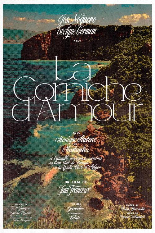 La Corniche d'Amour 1955 official movie poster