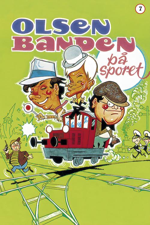 The Olsen Gang on the Track 1975 official movie poster