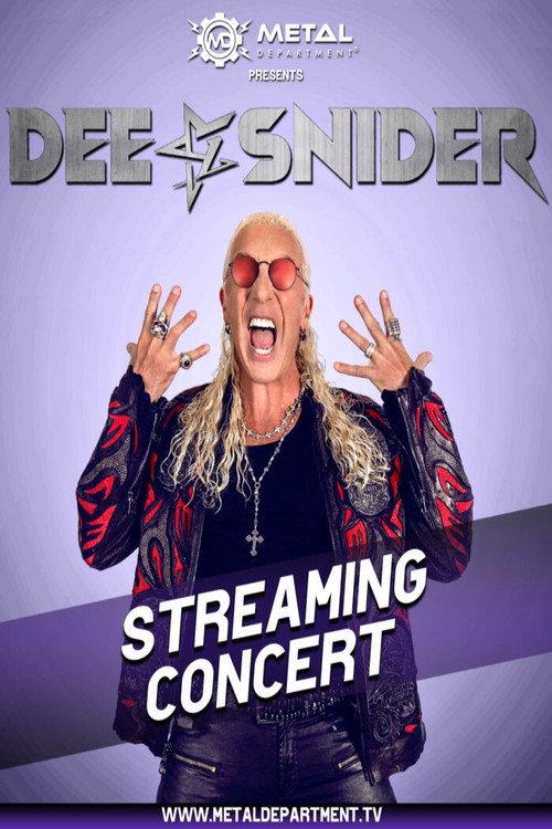 Dee Snider - Leave a Scar Album Release Show Streaming Concert 2021 official movie poster