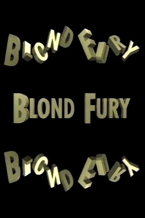 Blond Fury 1995 official movie poster
