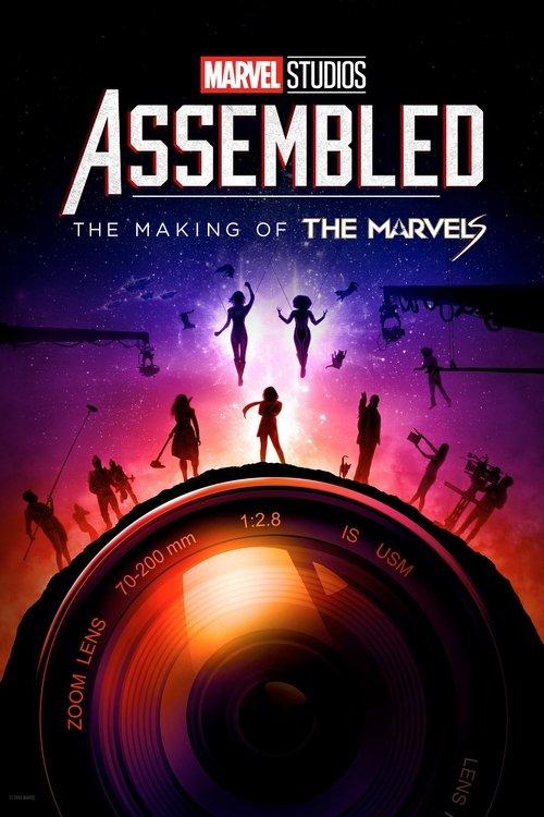 Marvel Studios Assembled: The Making of The Marvels 2024 official movie poster