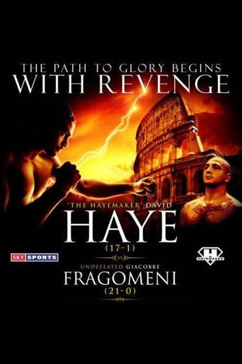 David Haye vs. Giacobbe Fragomeni 2006 official movie poster