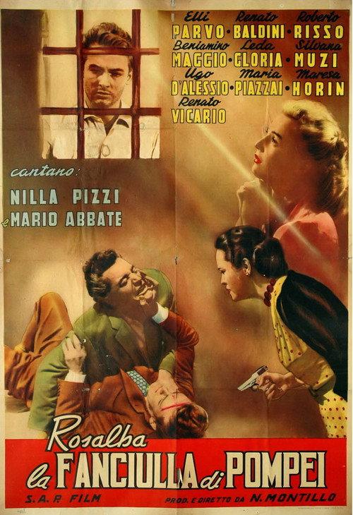 Rosalba, la fanciulla di Pompei 1952 official movie poster