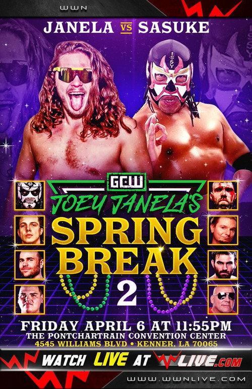 GCW Joey Janela's Spring Break 2 2018 official movie poster