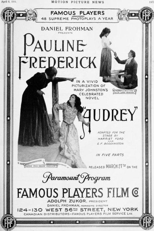 Audrey 1916 official movie poster