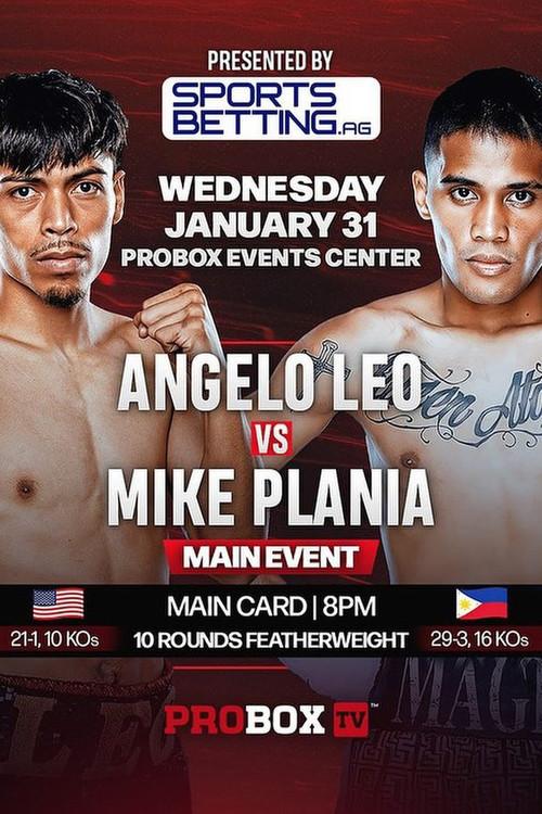 Angelo Leo vs. Mike Plania 2024 official movie poster