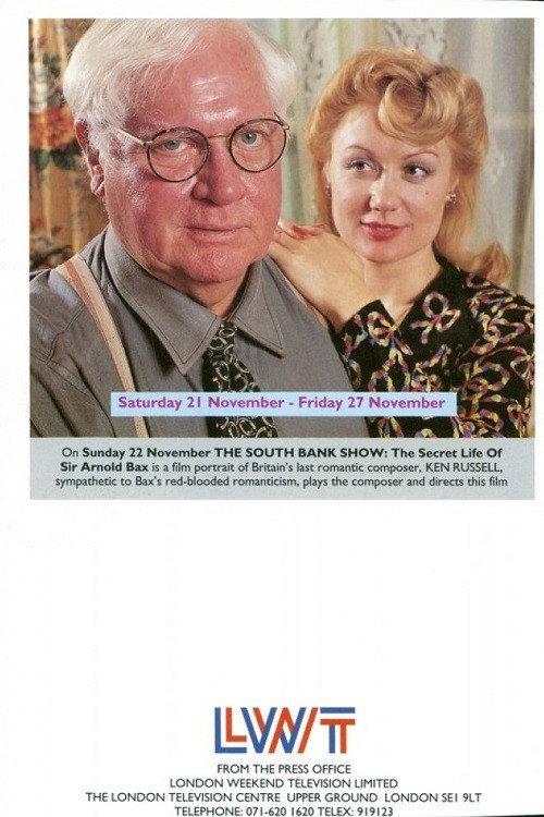 The Secret Life of Arnold Bax 1992 official movie poster