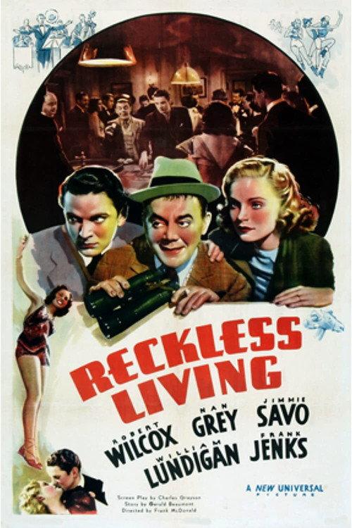 Reckless Living 1938 official movie poster