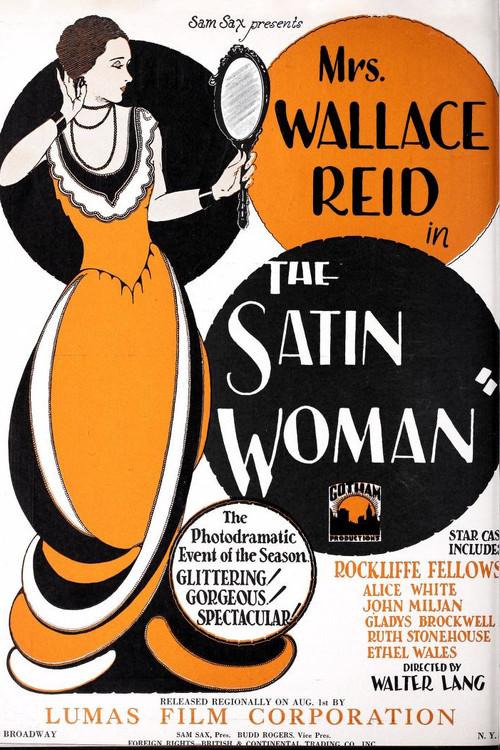 The Satin Woman 1927 official movie poster