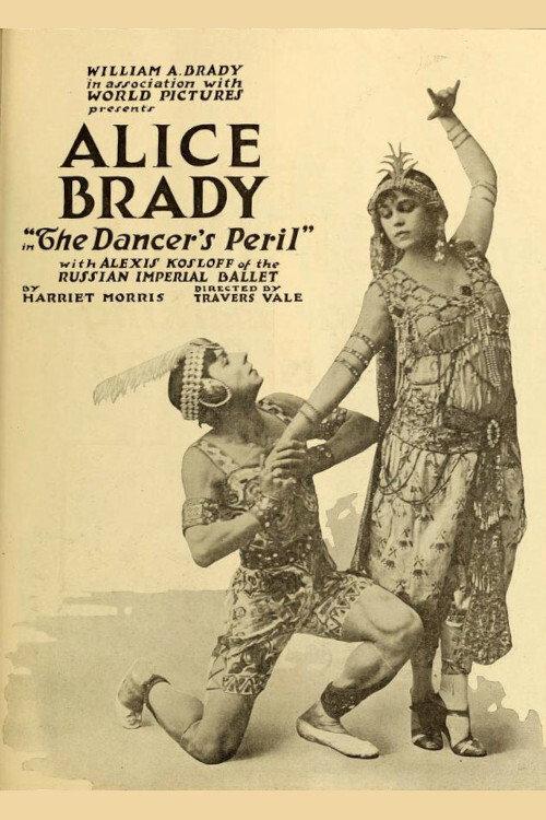 The Dancer's Peril 1917 official movie poster
