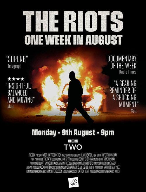 The Riots 2011: One Week in August 2021 official movie poster