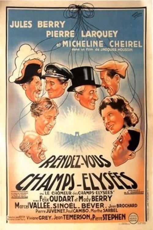 Champs-Elysees 1937 official movie poster