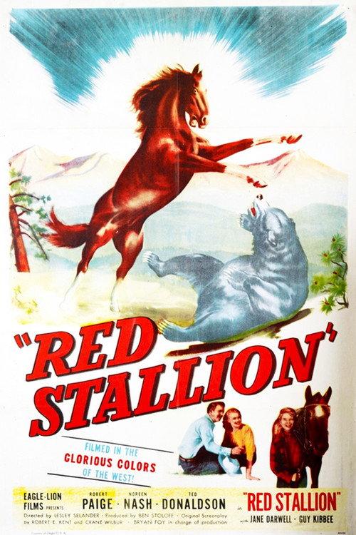The Red Stallion 1947 official movie poster