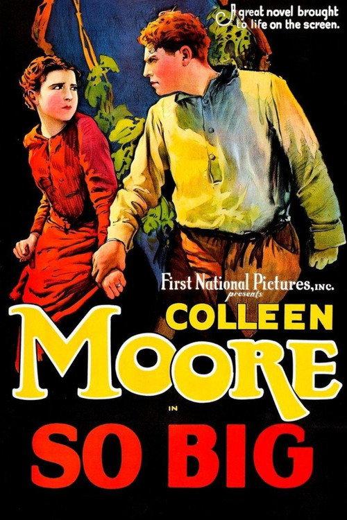 So Big 1924 official movie poster