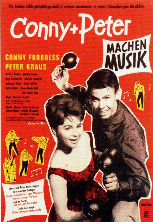 Conny und Peter machen Musik 1960 official movie poster