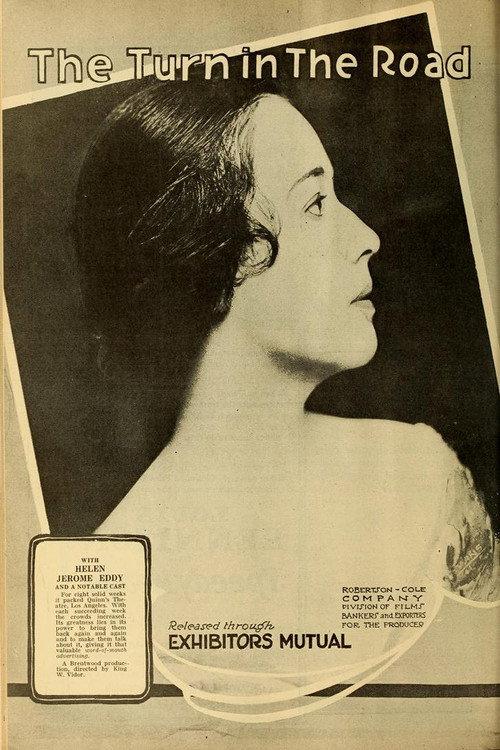 The Turn in the Road 1919 official movie poster