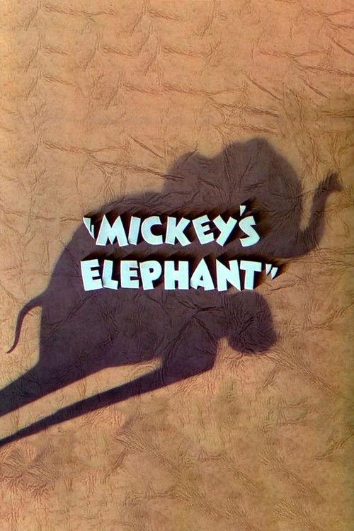 Mickey's Elephant 1936 official movie poster