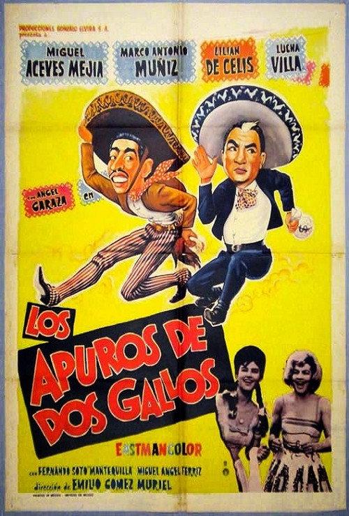 Los apuros de dos gallos 1963 official movie poster