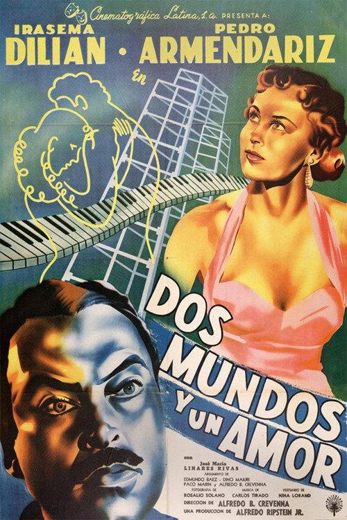 Dos mundos y un amor 1954 official movie poster