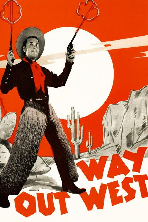 Way Out West 1930 official movie poster