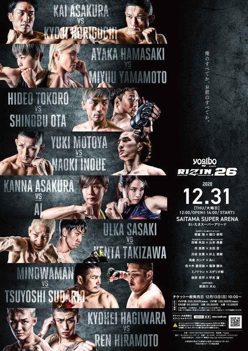 RIZIN 26 2020 official movie poster