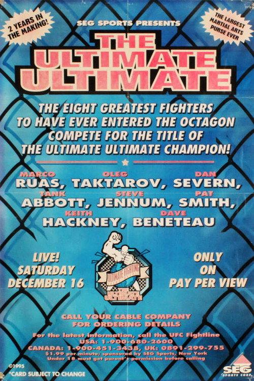 UFC 7.5: The Ultimate Ultimate 1995 official movie poster