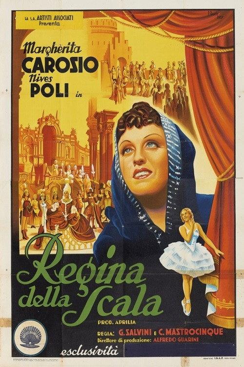 Regina della Scala 1937 official movie poster