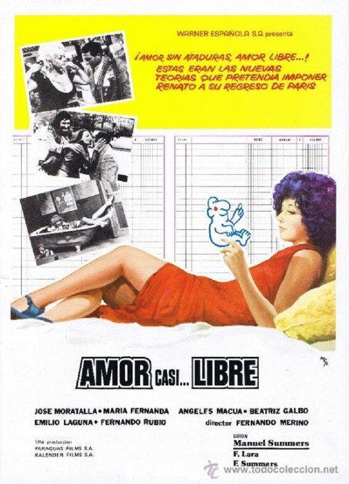 Amor casi... libre 1976 official movie poster